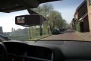 Wireless rear view cameras with mirror display